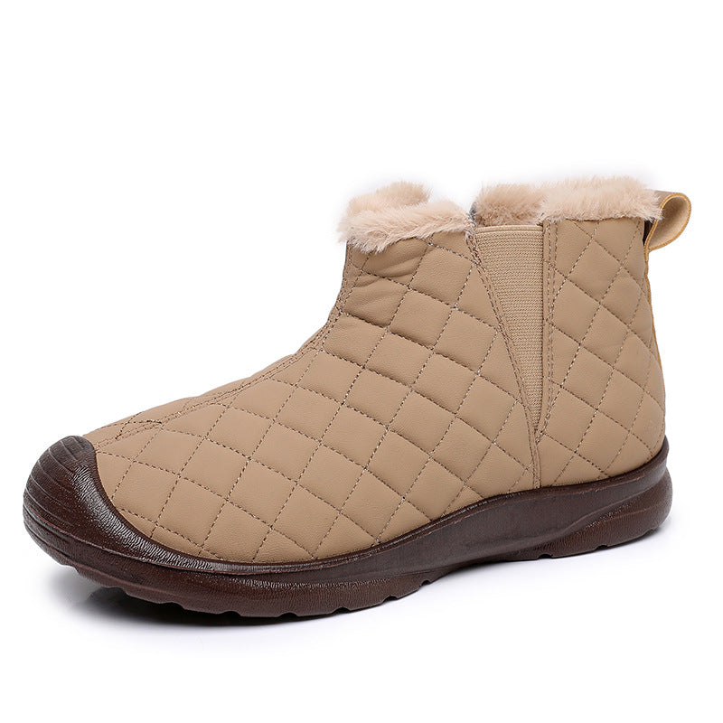 Damen Warmgefütterte Stiefeletten mit elastischem Einstieg und rutschfester Sohle EB