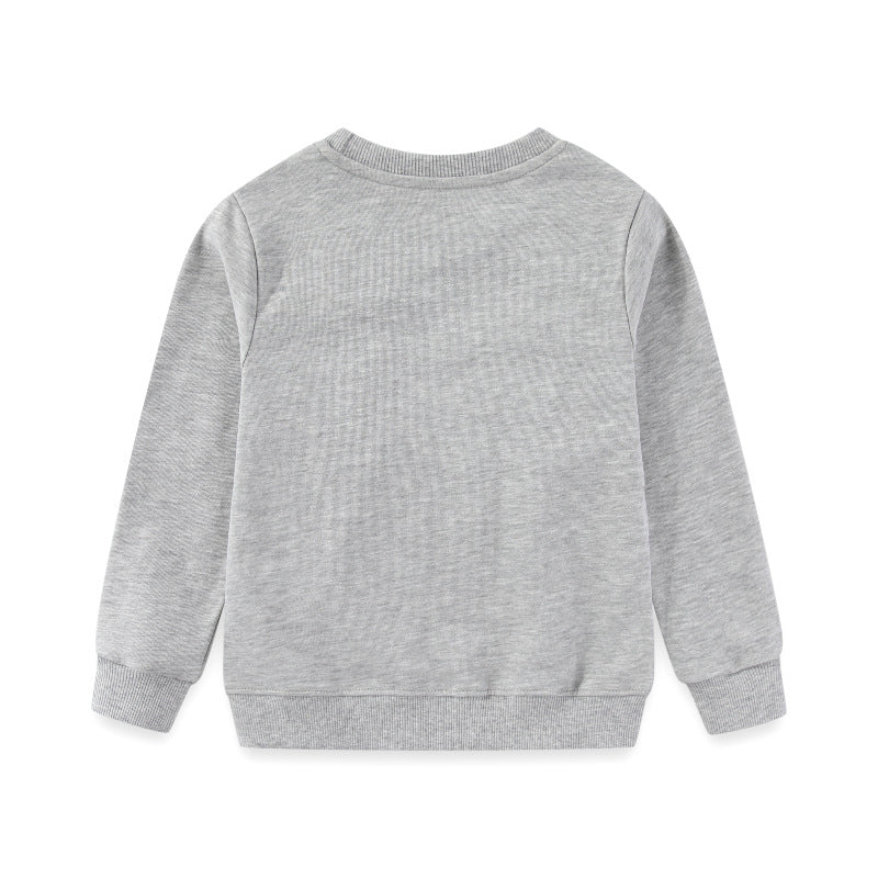 Jungen Sweatshirt mit originellem Bagger-Motiv EB