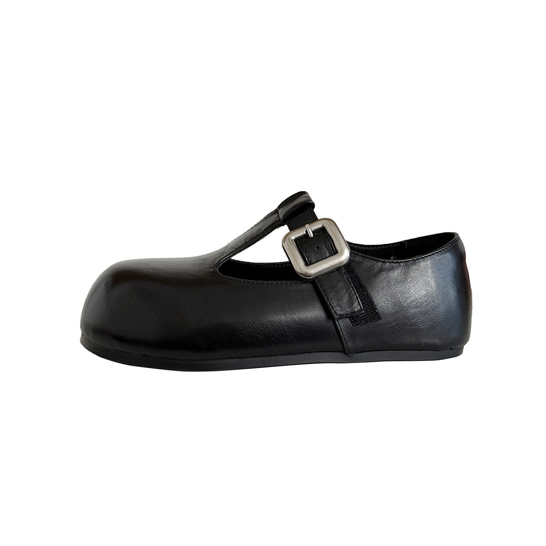 Damen elegante Mary Jane Ballerinas mit dekorativen Schnallen EB