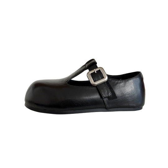Damen elegante Mary Jane Ballerinas mit dekorativen Schnallen EB