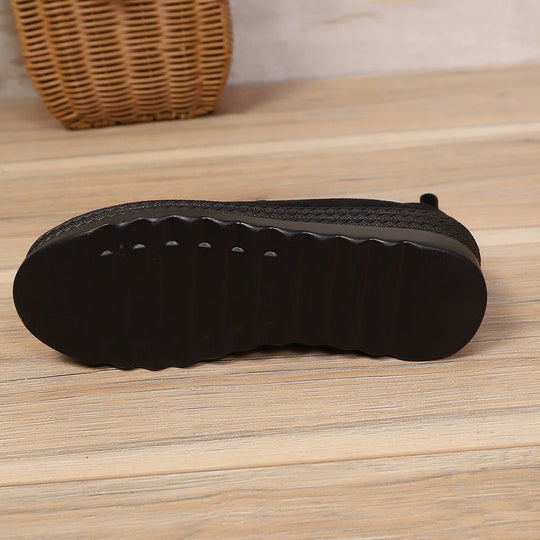 Damen Komfortable Slipper mit flexiblem Elastik-Einsatz EB