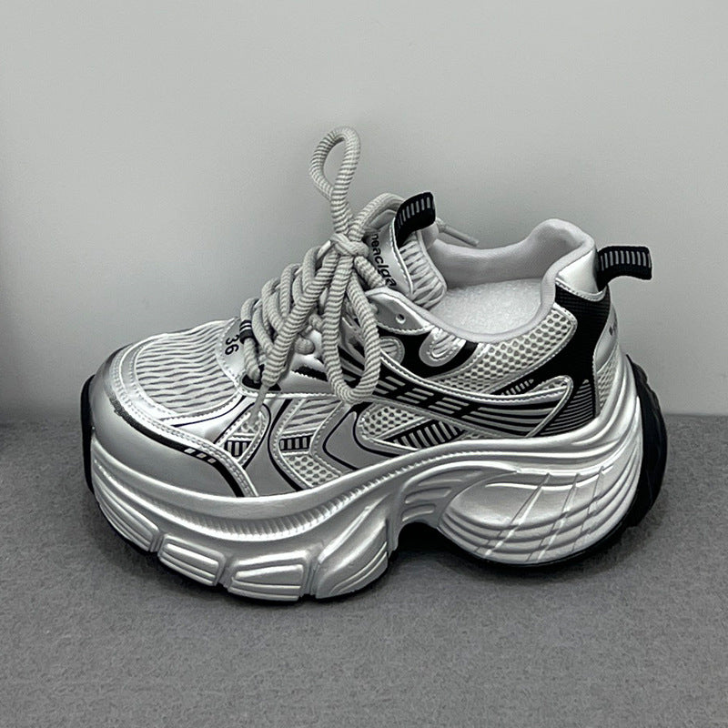 Damen Modische Chunky Sneakers mit innovativer Dämpfungstechnologie EB