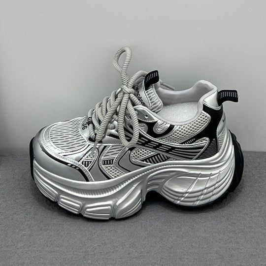 Damen Modische Chunky Sneakers mit innovativer Dämpfungstechnologie EB