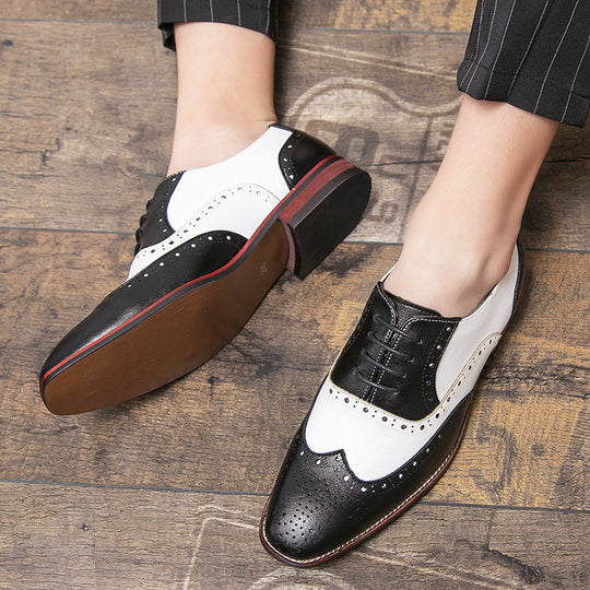 Damen elegante Brogues aus hochwertigen Leder mit klassischem Design EB