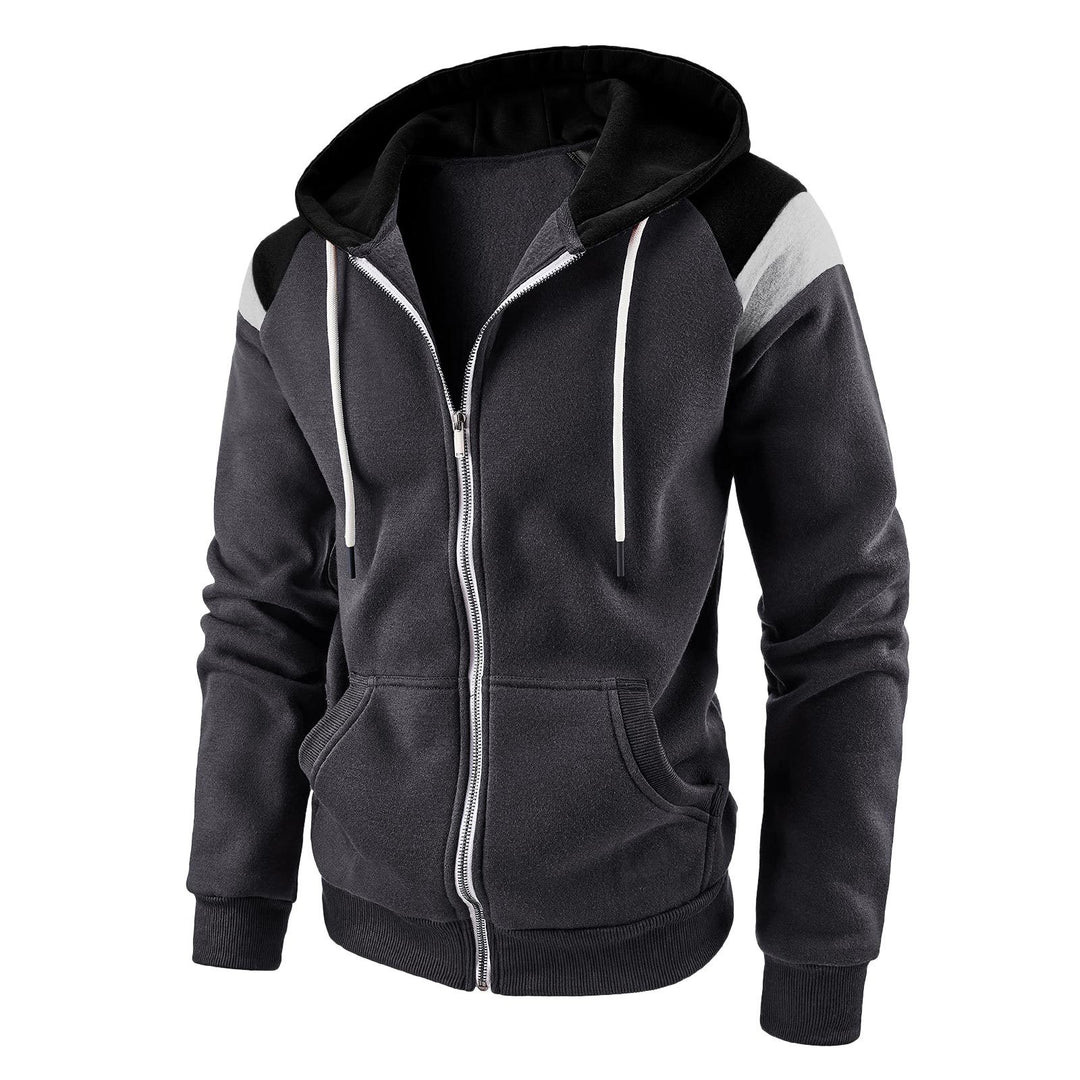 Herren sportlicher Kapuzenzipper EB