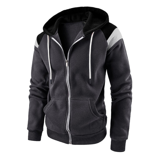 Herren sportlicher Kapuzenzipper EB