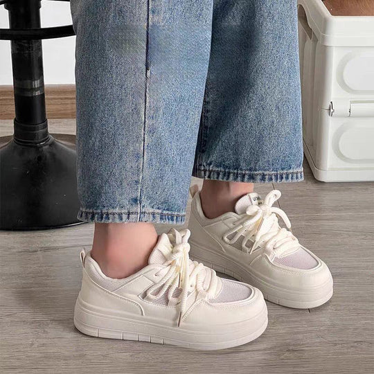 Damen Chunky Sneakers mit atmungsaktiver Textiloberfläche und stabiler Sohle EB