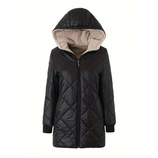 Damen gesteppte Winterjacke EB
