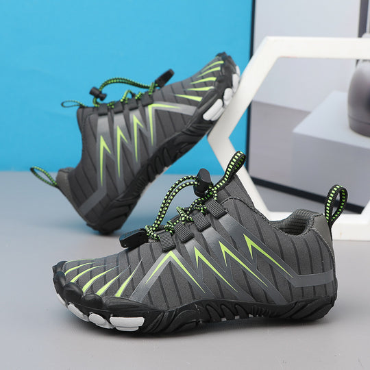 Unisex nan strapazierfähiger Multiaktiv-Wasserschuh mit stoßdämpfender Zehenschutzkappe und Schnellzugverschluss EB