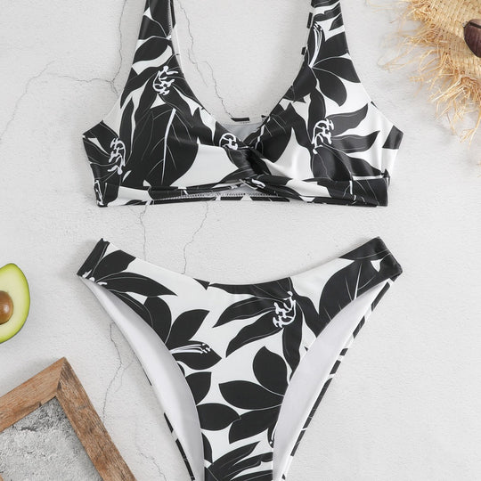 Damen Bikini-Set mit floralen Mustern und sportlichem Schnitt EB