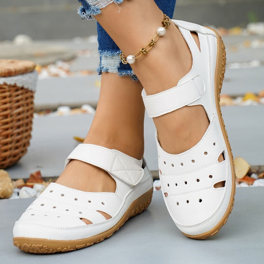 Damen Freizeit-Sandalen mit verstellbarem Klettverschluss EB