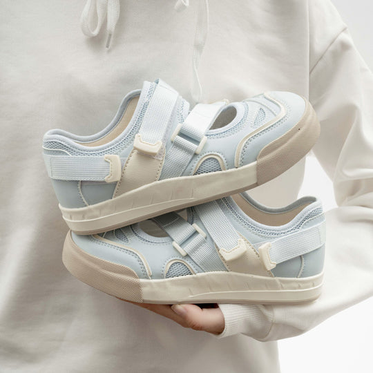 Damen Sneakers mit praktischem Klettverschluss und atmungsaktiver Oberflächenstruktur EB