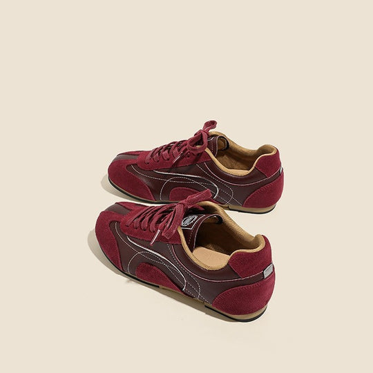 Damen sportliche Sneaker mit atmungsaktivem Obermaterial und robustem Sohlenprofil EB