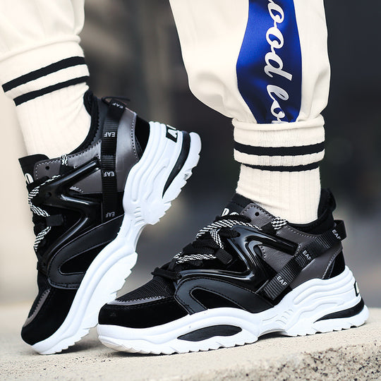 Damen sportliche Sneakers mit innovativem Design und farbenfrohen Akzenten EB