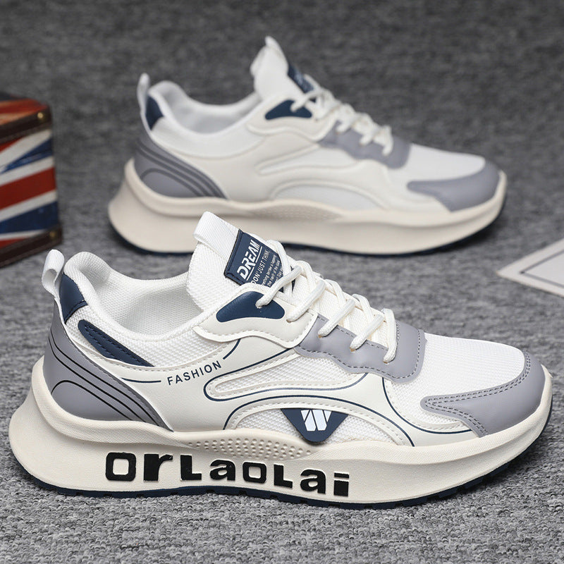 Damen Modische Lifestyle Sneakers mit rutschfester Sohle und atmungsaktiver Obermaterialstruktur EB