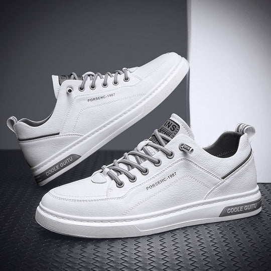 Damen moderne und sportliche Freizeitschuhe mit langlebigem Lederoberteil und atmungsaktiver Sohle EB