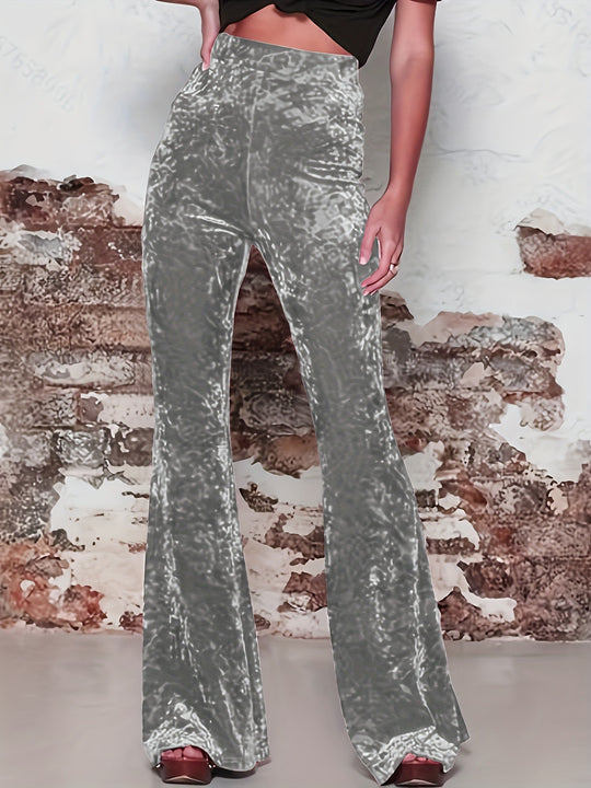 Damen Samtweite Hose EB