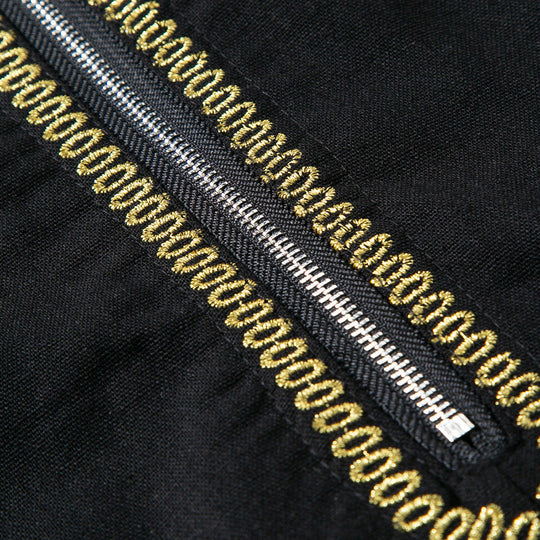 Herren elegantes Tunika-Kleid mit feinen Stickdetails EB