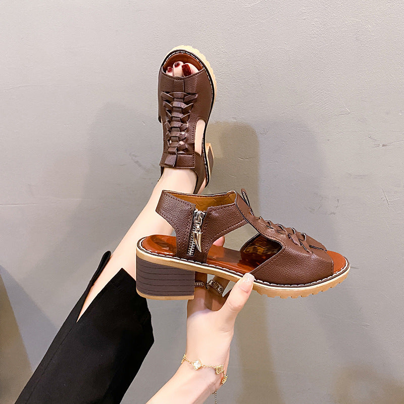 Damen offene Riemchen-Clogs mit bequemem Fußbett und rutschfester Sohle EB