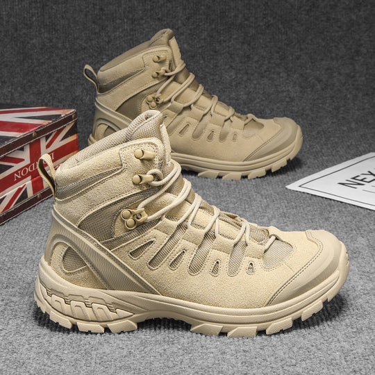 Herren Wanderstiefel mit atmungsaktivem Obermaterial und rutschfester Sohle EB