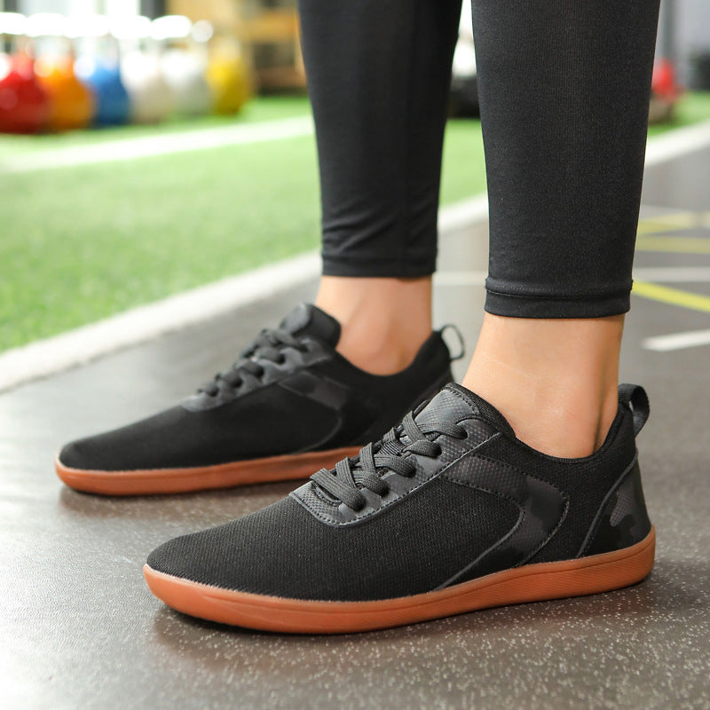 Damen Sportliche Freizeit-Sneaker mit atmungsaktivem Obermaterial und rutschfester Sohle EB