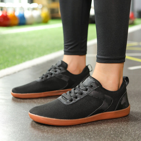 Damen Sportliche Freizeit-Sneaker mit atmungsaktivem Obermaterial und rutschfester Sohle EB