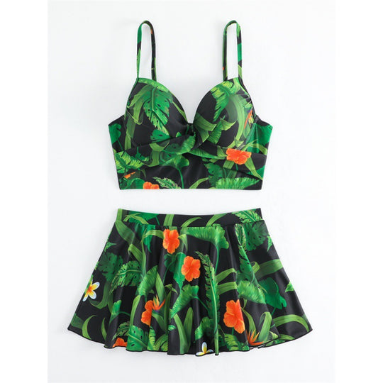 Damen Badeanzug mit floralem Design EB