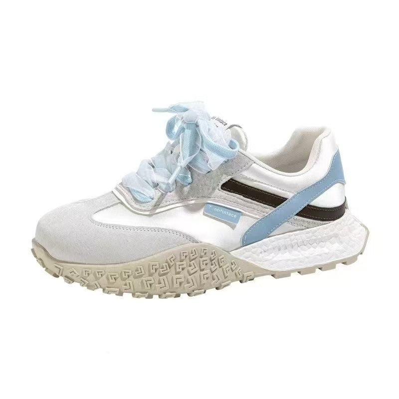 Damen bequeme Sneaker mit modischem Design und rutschfester Sohle EB