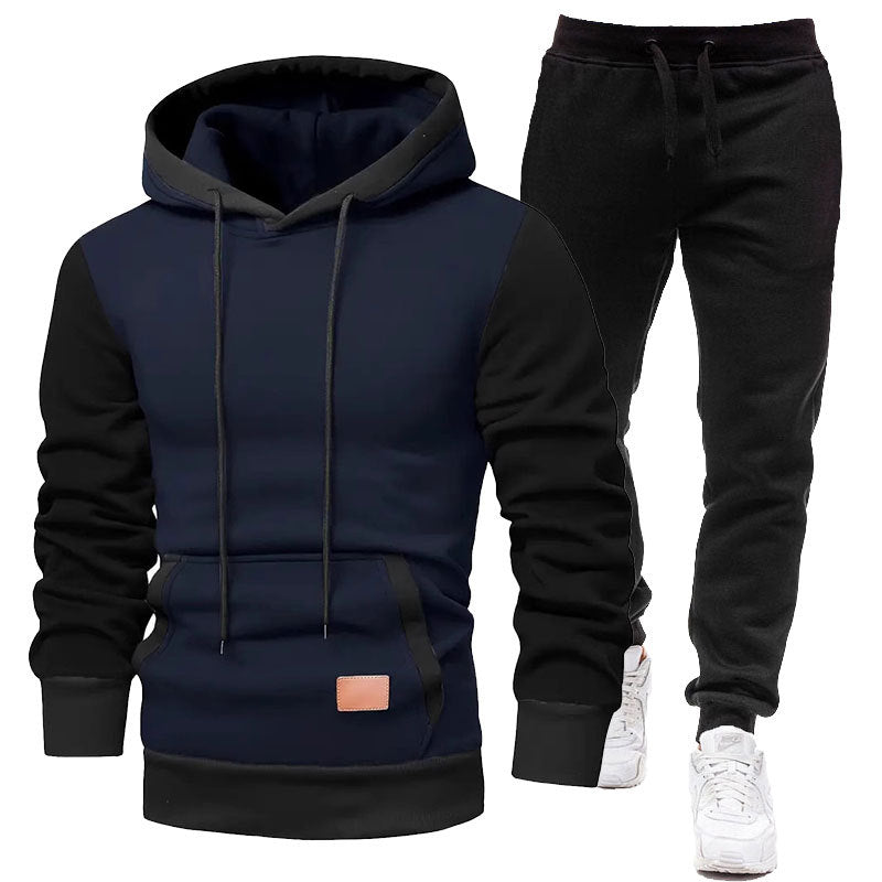 Herren Sportliches Hoodie- und Jogginghosen-Set EB