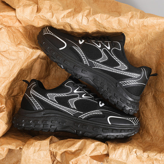 Damen Sportliche Lifestyle Sneakers mit stoßdämpfender Sohle und vielseitigem Design EB