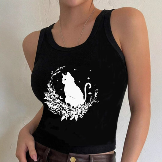 Damen Crop-Top mit einzigartigem Design und modischem Schriftzug EB