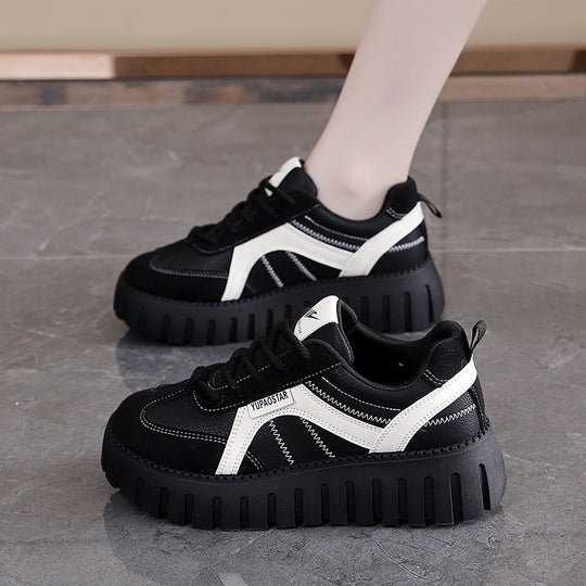 Damen Chunky Sneakers mit modischem Design und dämpfender Sohle EB