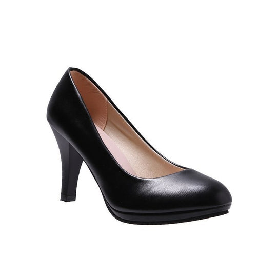 Damen elegante Pumps mit komfortablem Blockabsatz EB 1782226294