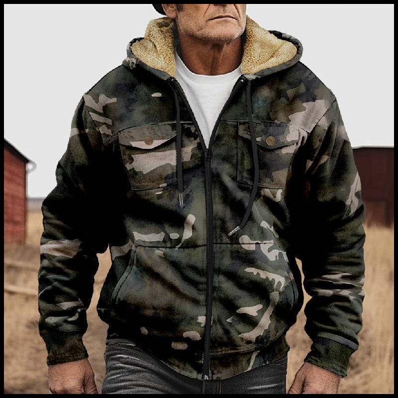 EB | Herren Hoodie im Camouflage-Look