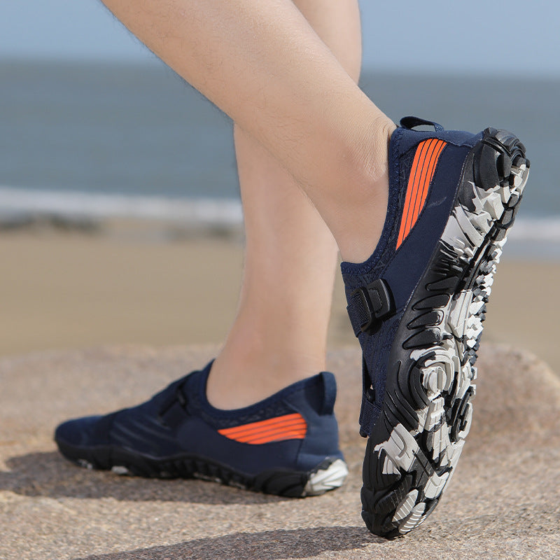 Damen Sportliche Aquafitness-Schuhe mit verstellbarem Gurt und rutschfester Sohle EB