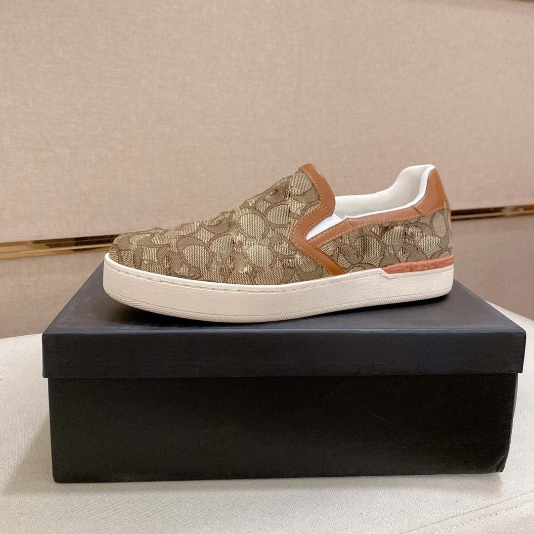 Damen Bequeme Slip-On Sneakers mit modischem Oberflächenmuster EB