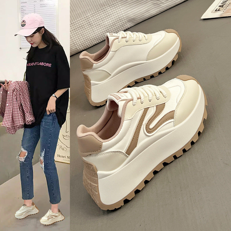 Damen Chunky Sneakers mit verstärkter Dämpfung und rutschfester Sohle EB