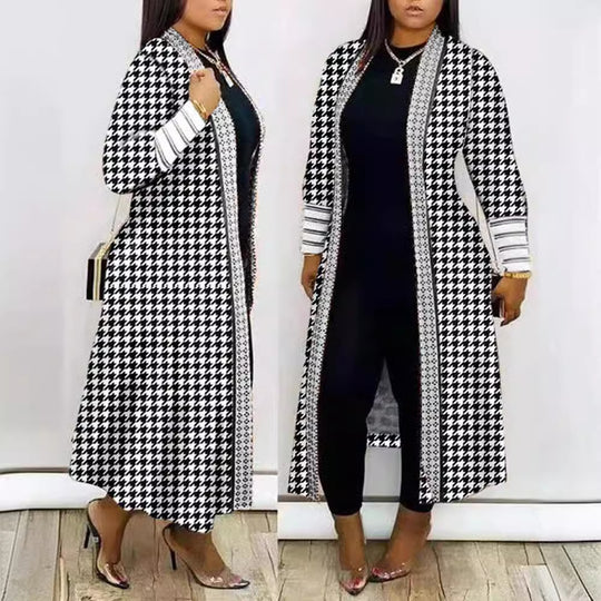 Damen modische lange Jacke EB