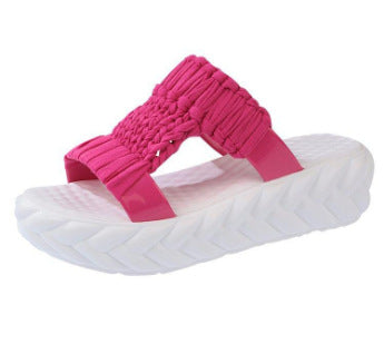 Damen Wedge-Sandalen mit innovativem Riemendesign und komfortabler Sohle EB