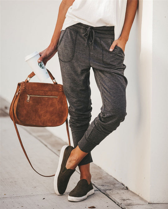 EB | Sweatpants Relaxed Passform Baumwollmischung Elastischer Bund Taschen