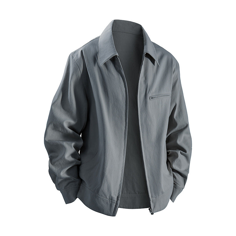 Herren lässige Übergangsjacke mit praktischen Taschen und modernem Schnitt EB