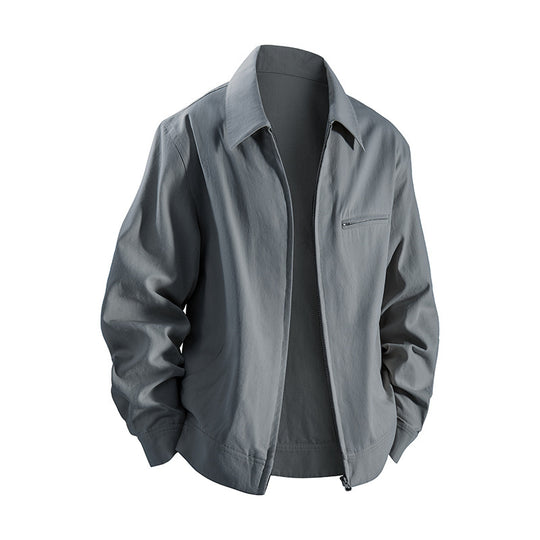 Herren lässige Übergangsjacke mit praktischen Taschen und modernem Schnitt EB