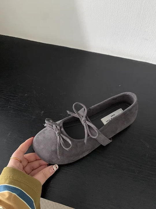 Damen Ballerinas mit verspieltem Schleifen-Design EB