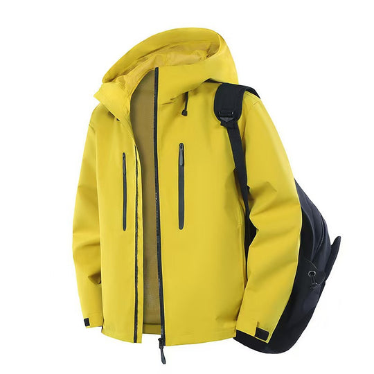 Damen Funktionsjacke mit wasserabweisendem Material und praktischen Reißverschlusstaschen EB