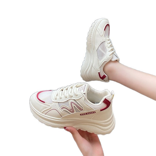 Damen Sportliche Sneakers mit atmungsaktiver Mesh-Oberfläche und komfortabler Dämpfung EB