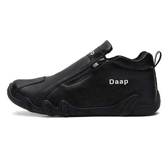 Damen modische Stiefel mit praktischem Reißverschluss und rutschfester Sohle EB