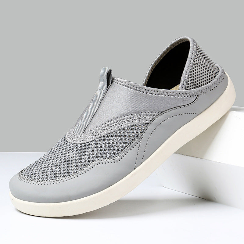 Damen Leichte und luftige Slip-On Freizeitschuhe mit atmungsaktiver Oberfläche EB