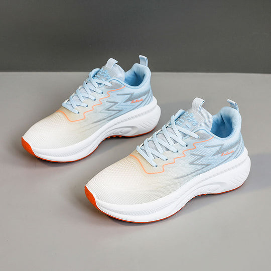 Damen Sportliche Laufschuhe mit atmungsaktivem Mesh-Obermaterial und dämpfender Sohle EB