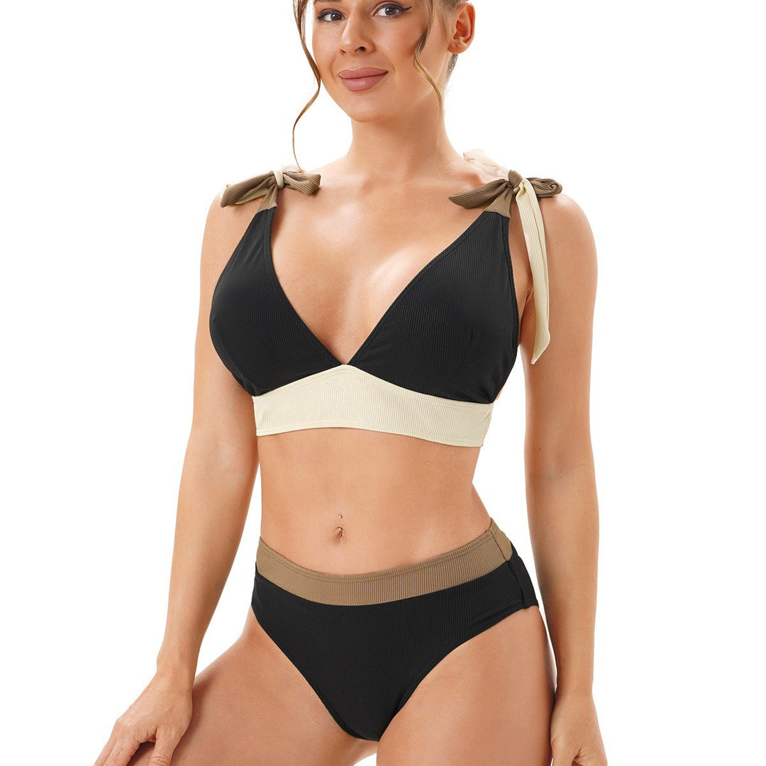 Damen Bikini mit modischen Schleifen EB