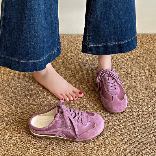 Damen bequeme und atmungsaktive Sneaker mit rutschfester Sohle EB
